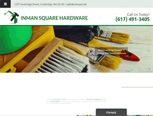 Tablet Screenshot of inmansquarehardware.com
